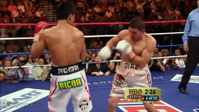 Manny Pacquiao vs David Diaz - Highlights (Pacquiao DESTROYS Diaz)