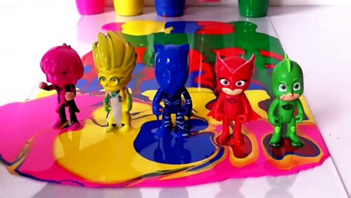 Learn Colors With Animal - pjmasks Wrong Heads, Learn Colors with Pj Masks Painting Oddbods Beads Surprise Toys