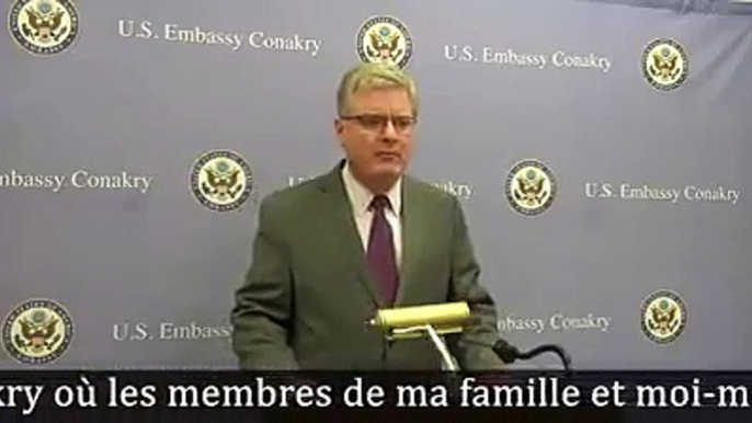 Coronavirus : le message fort de l'ambassadeur des Etats-Unis à Conakry