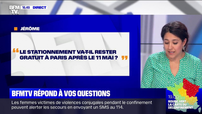 Le stationnement va-t-il rester gratuit à Paris après le 11 mai? BFMTV répond à vos questions