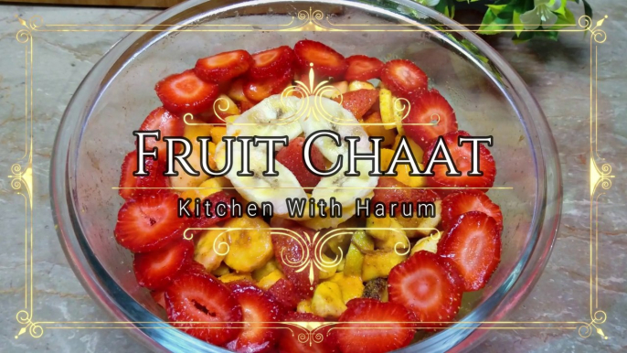 Fruit Chaat RecipeFruit Chaat Recipe in Urdu/Hindi by Kitchen With Harum