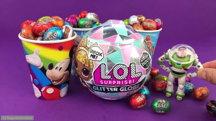 LOL Speckled Eggs Surprise Cups I Toy Story Mickey Mouse Finding Dory Disney Car Surprise Toys