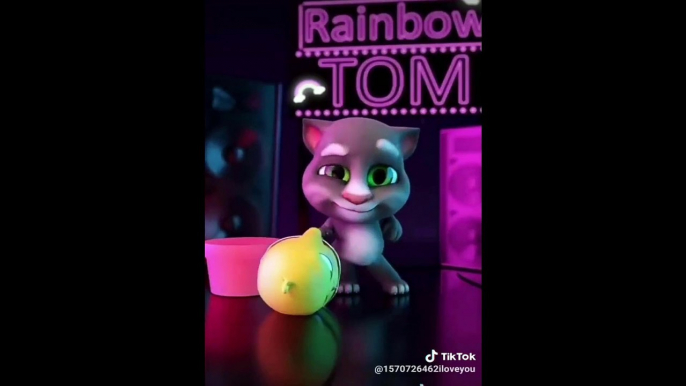 Mèo talking Tom Dancing Cute Baby Tom ##tiktok## chú mèo Tom đáng yêu