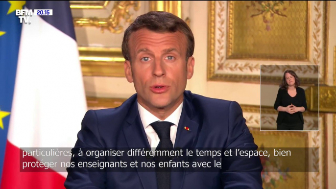 Emmanuel Macron annonce la réouverture des crèches, écoles, collèges et lycées le 11 mai