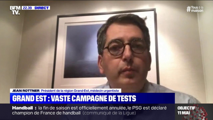 Coronavirus: "Je ne peux pas revivre avec les tests, ce que nous avons vécu avec les masques", insiste le Président de la région Grand Est