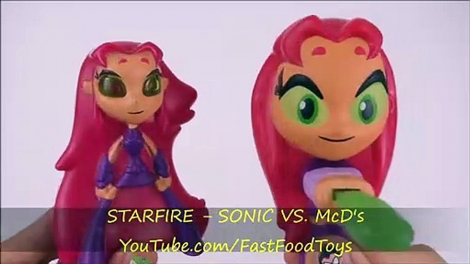 SONIC TEEN TITANS GO- KIDS MEAL TOYS FULL SET McDONALD'S TTG LEGO MOVIE 2 HAPPY MEAL TOYS DC COMICS