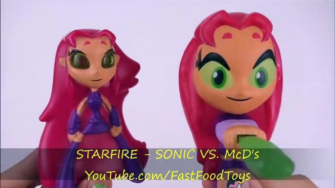 SONIC TEEN TITANS GO- KIDS MEAL TOYS FULL SET McDONALD'S TTG LEGO MOVIE 2 HAPPY MEAL TOYS DC COMICS