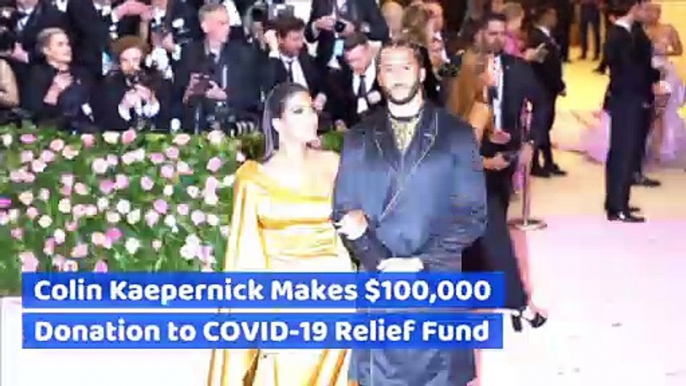 Colin Kaepernick Makes $100,000 Donation to COVID-19 Relief Fund