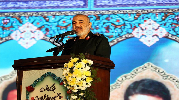 Iran military chief warns its forces will 'destroy' US warships if threatened in Persian Gulf