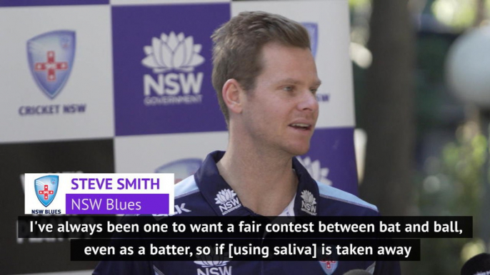 Steve Smith admits he'll have to get used to new spitting rules in cricket