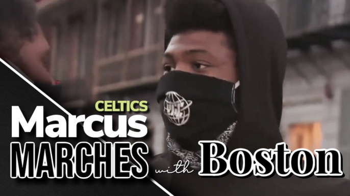 Celtics’ Marcus Smart Joins Boston Protesters in Memory of George Floyd Killing