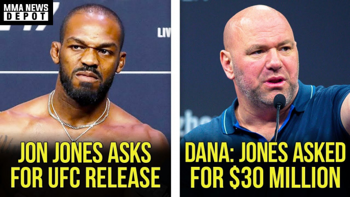 Jon Jones goes off on Dana White and asks for UFC release, Dana reveals Jones negotiations