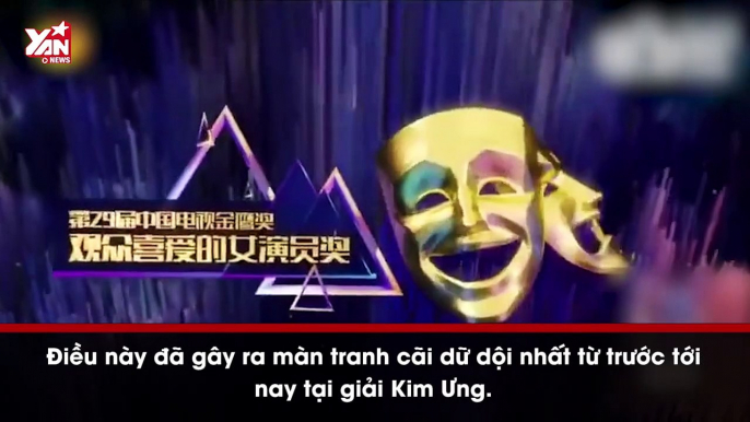 Kim Ưng gây tranh cãi khi bỏ qua Tôn Lệ, Dương Tử để trao giải diễn viên xuất sắc nhất cho Nhiệt Ba