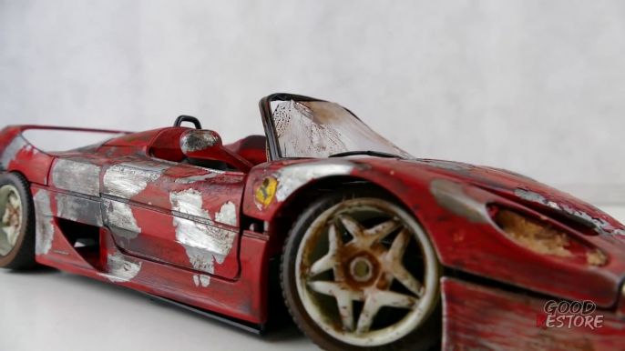 Restoration abandoned Ferrari F50 tuning Model Car