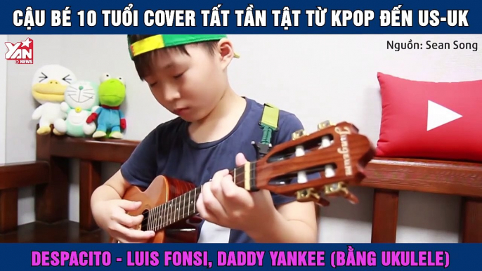 Cậu bé 10 tuổi đàn cover những bài hit của của Kpop khiến người hâm mộ thán phục