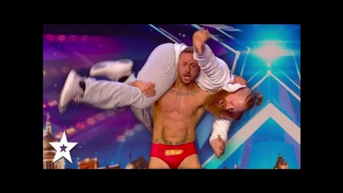 WRESTLING COMES TO BGT! Britain's Got Talent 2020 | Got Talent Global