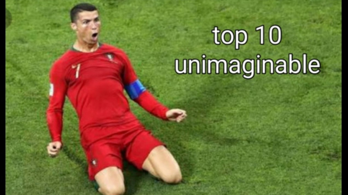 Cristiano ronaldo top 10 goals || best goals in football history || unimaginable goals.