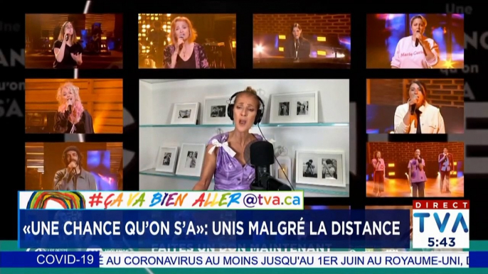 Céline Dion-Le Québec matin-11 Mai 2020