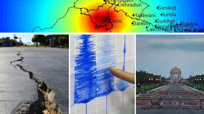 Delhi Earthquake: Watch Earthquake of Magnitude 3.5 Hits Delhi-NCR