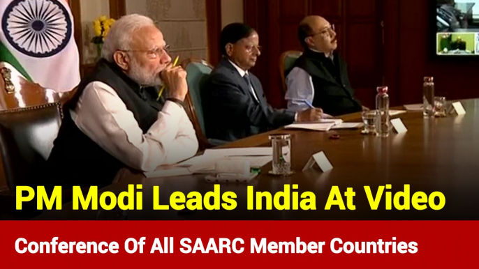 PM Modi Addresses SAARC Summit Via Video Conference