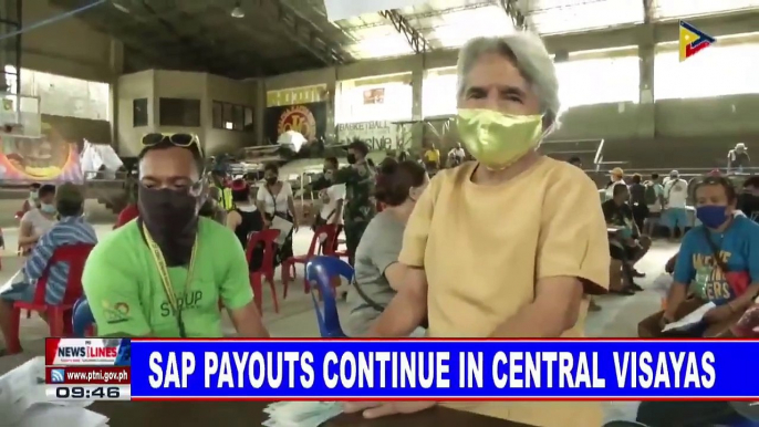 SAP payouts continue in Central Visayas