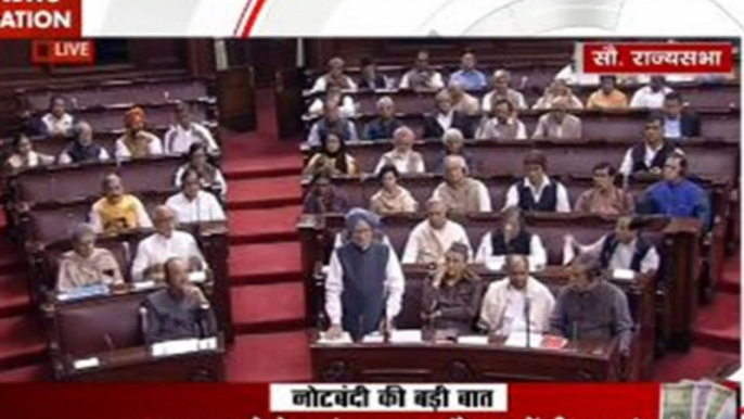 Former PM Manmohan Singh opens demonetisation debate in Rajya Sabha