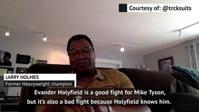 Larry Holmes excited by Tyson Holyfield trilogy