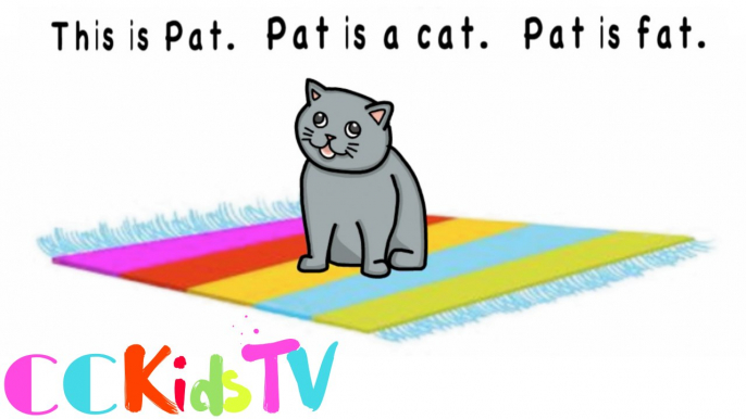 Pat The Fat Cat | 3 Letter Words | Learn To Read | Spell 3 Letter Words | Phonics Sounds | Phonics