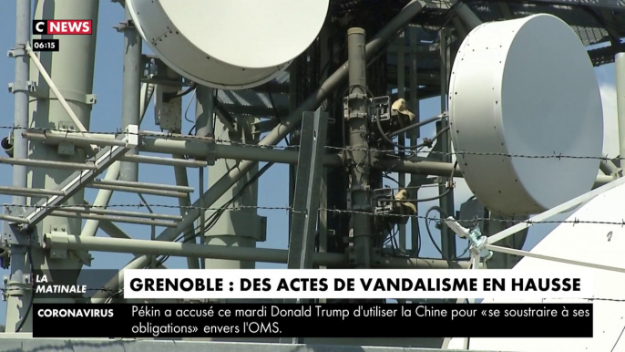 Grenoble : plusieurs antennes-relais incendiées