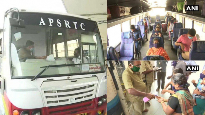 RTC Buses Resume Their Services In Andhra Pradesh