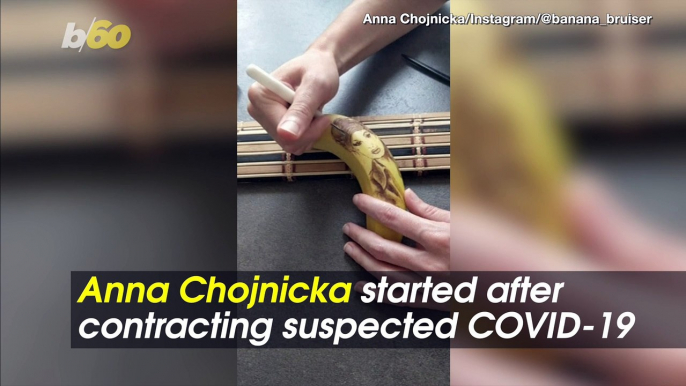 Banan-Art! Woman Transforms Banana Peels into Works of Art During COVID-19 Lockdown