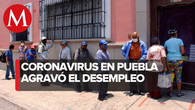 Saturan comedores para desempleados durante la crisis del covid-19 en Puebla