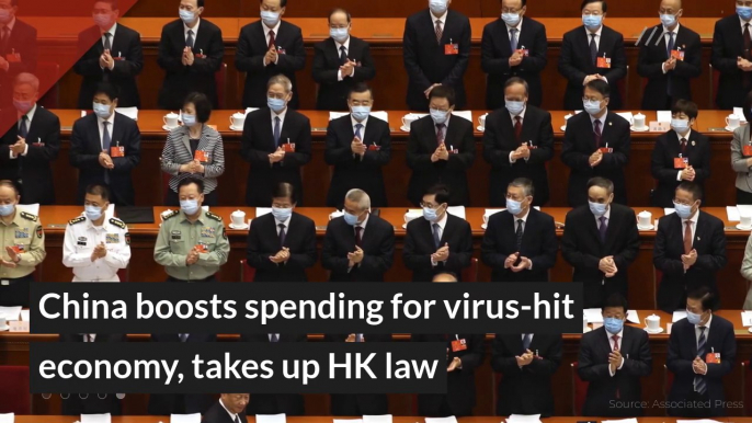 China boosts spending for virus-hit economy, takes up HK law, and other top stories from May 24, 2020.