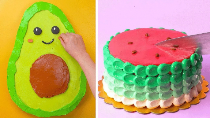 10 Fun & Exciting Cake Decorating Ideas - Most Satisfying Cake Decorating Tutorials - Tasty Plus