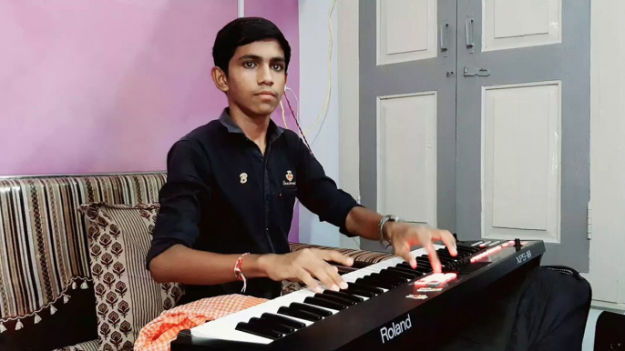 Guru me Sansar samaya | Guru Me Sansar Samaya Cover keyboard | Roland xps 10 | Kaushal Prajapati Bhajan Cover By Piano | Dhiren Parekh |