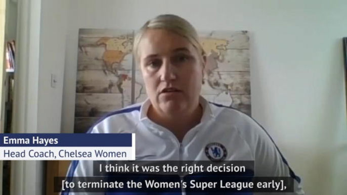 'Right decision' to cancel Women's Super League - Chelsea coach Hayes