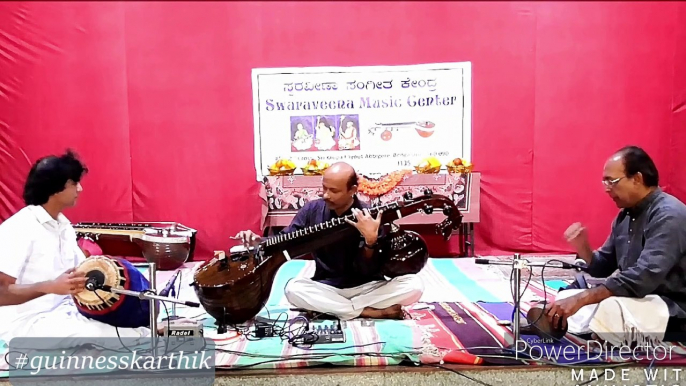 ENGLISH NOTE |SANKARABHARANAM | INSTRUMENTAL VEENA FUSION|SARASWATI VEENA|GUINNESS KARTHIK