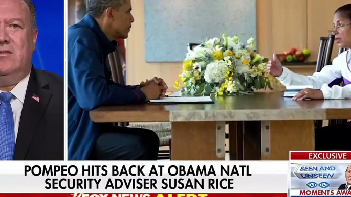 Pompeo slams Susan Rice- She has a history of going on Sunday shows and lying