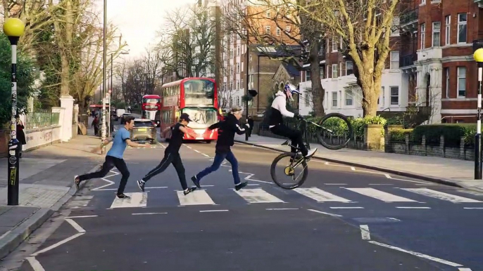 Bike Vs Parkour Jumping from the Highest Roofs in London to Paris! In 8K