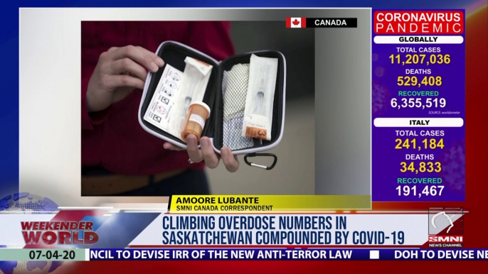 Climbing overdose numbers in Saskatchewan compounded by COVID-19