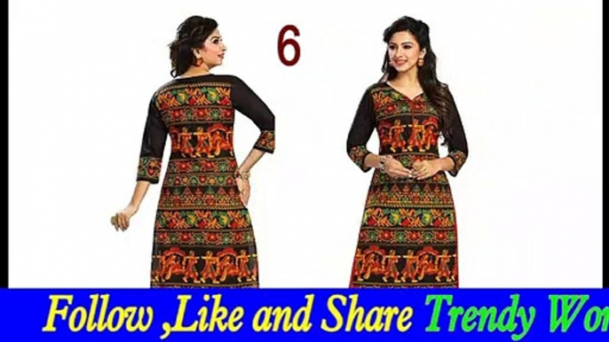 Top Beautiful Designer Cotton Kurta 9 /Kurtis Designs 2020 Latest Design Kurti by Trendy World