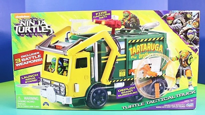 Teenage Mutant Ninja Turtles Out Of The Shadows Turtle Tactical Truck TMNT Vs Shredder