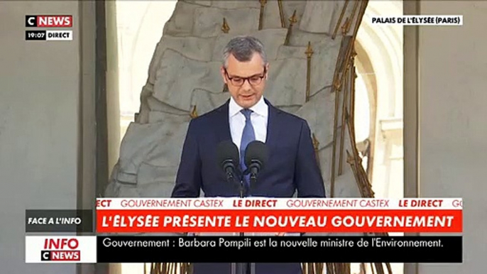 Remaniement - Ministre de la Justice : Eric Dupond-Moretti - Ministre de la culture : Roselyne Bachelot - Ministre de l'Intérieur : Gérald Darmanin - Gabriel Attal porte-parole du gouvernement, en remplacement de Sibeth Ndiaye