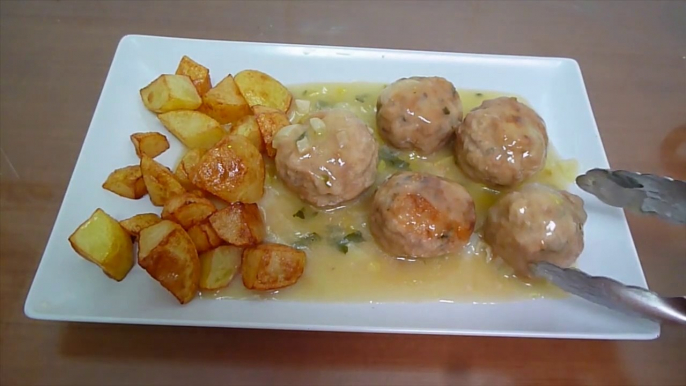 ALBONDIGAS DE PESCADO CON MEJILLONES