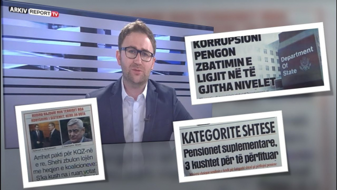 Report TV - "Shtypi i Ditës dhe Ju", ja çfarë shkruajnë gazetat për sot e enjte 25 qershor 2020