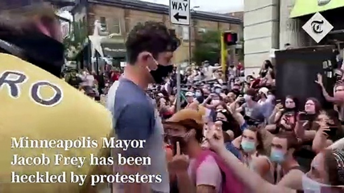 Minneapolis mayor heckled and told to ‘go home’ by George Floyd protesters