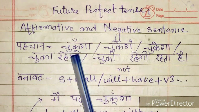 future perfect tense affirmative and negative hindi sentences with examples, Future perfect tense explained in hindi with examples,Future tense explained in hindi in detail,How to learn future perfect tense in hindi,Best way to learn future perfect tense