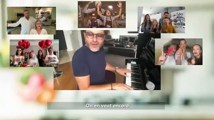 Pour la dernière de l'émission de Cyril Lignac hier soir sur M6, Jérôme Anthony et les téléspectateurs chantent ensemble une chanson de Gilbert Montagné