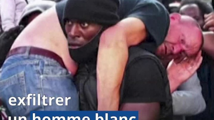 Londres: Il exfiltre un homme blanc d'une manifestation et lui sauve la vie