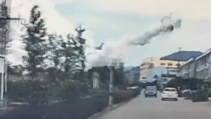 Chine: Les images impressionnantes de l'explosion d'un camion-citerne qui a fait 19 morts